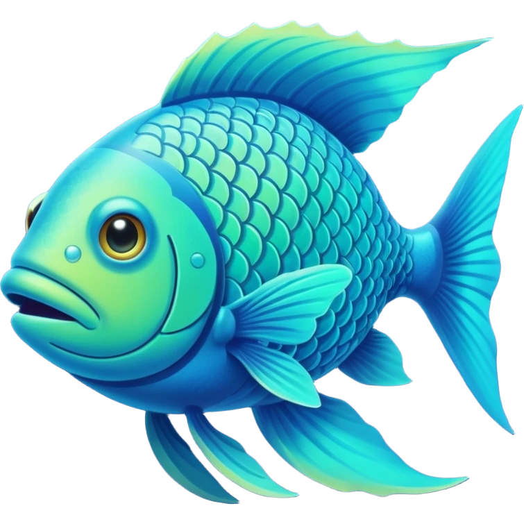 Glowing  Fish emoji