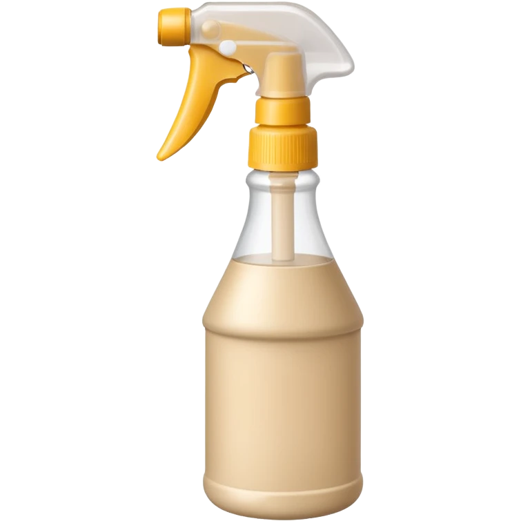 Beige spray bottle emoji