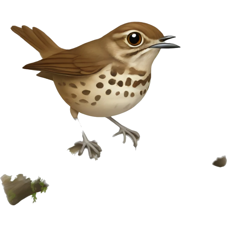 hermit thrush emoji