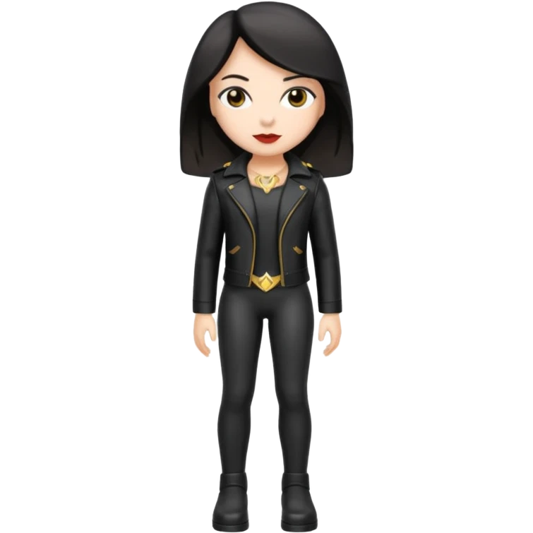 Matrix trinity black leather full body emoji