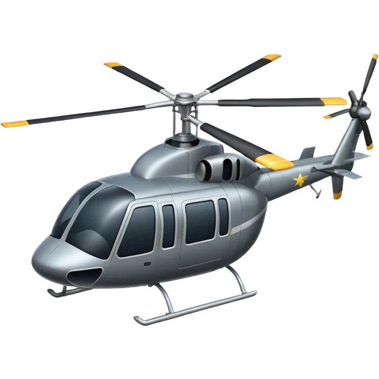 Generate a realistic helicopter emoji