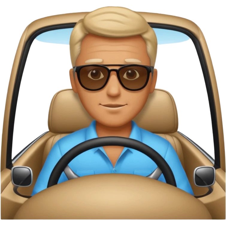 man on vehicle emoji