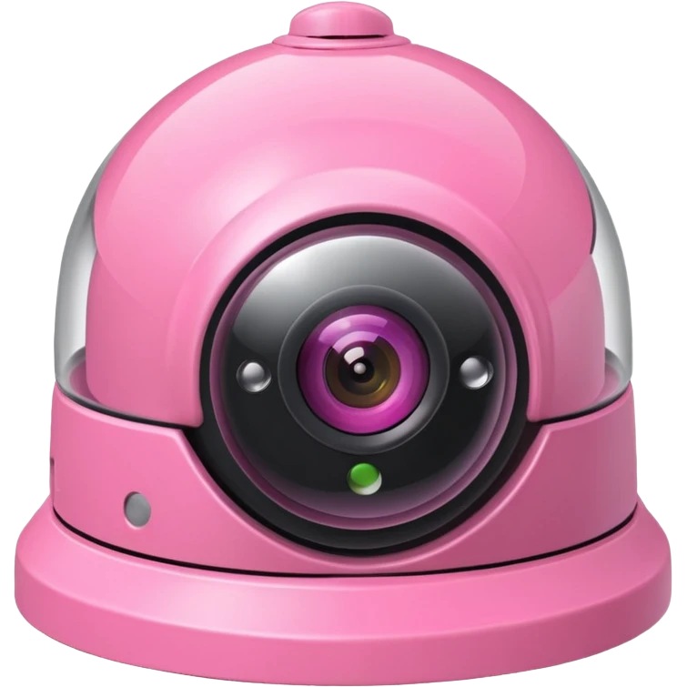 Security Camera pink  emoji