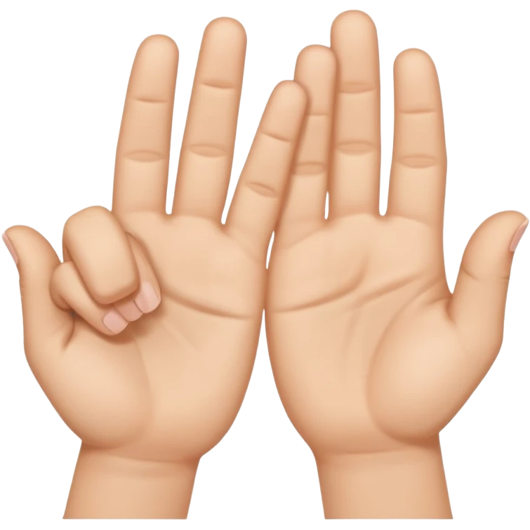 i would like two hands doing the JUL sign  emoji