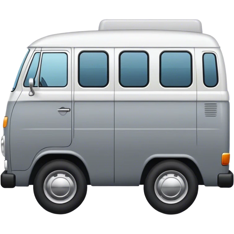 Gray van emoji