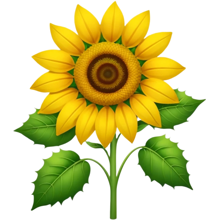Christmas Sunflower emoji