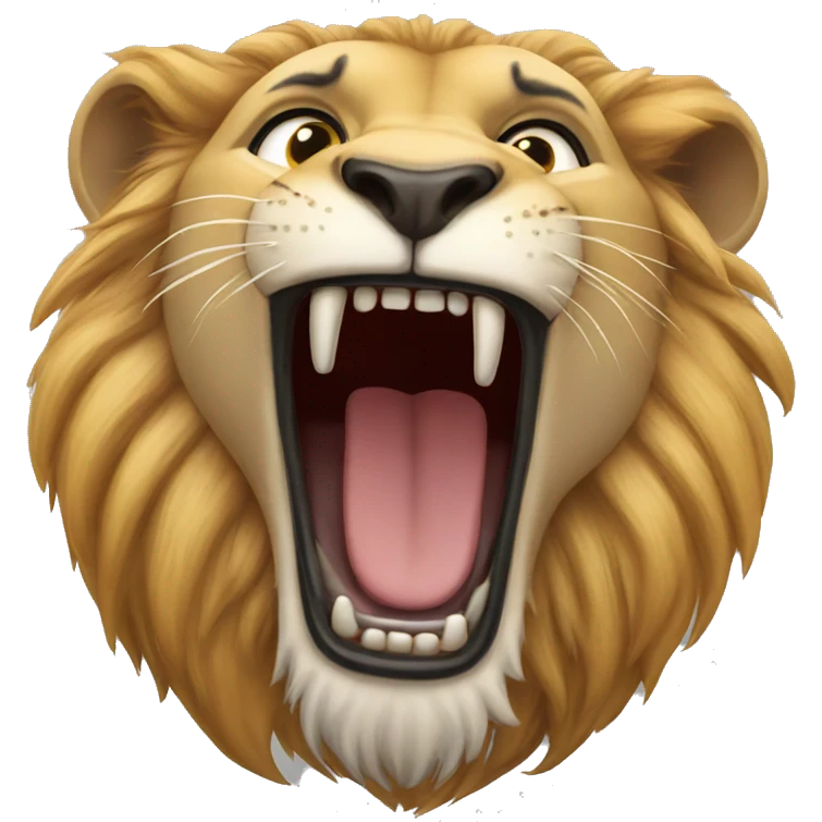 Lion roar  emoji