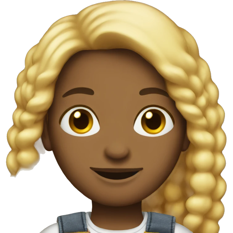 black OVERALLS emoji