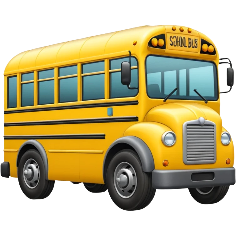 Half platypus half school bus emoji