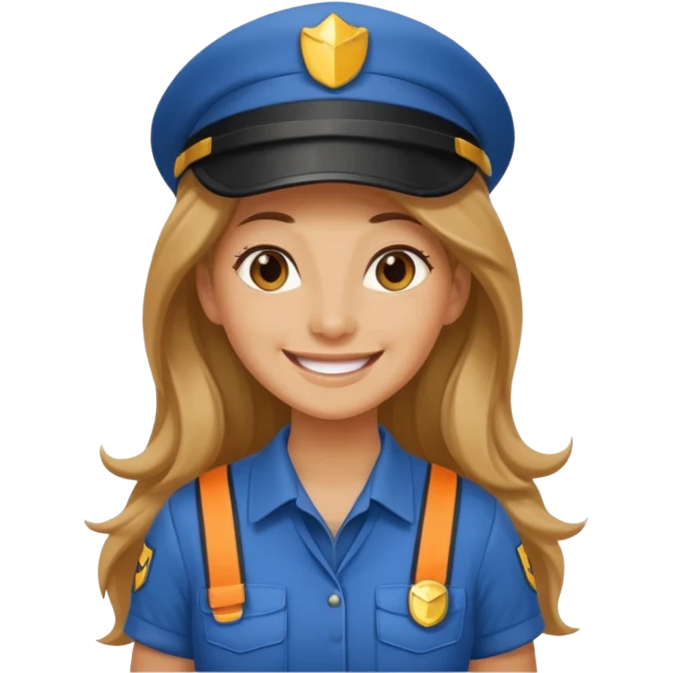 long haired courier woman emoji