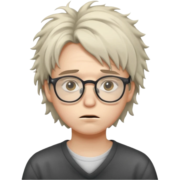 sad student emoji