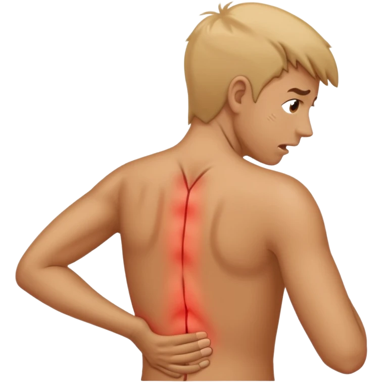 Dolor de espalda  emoji