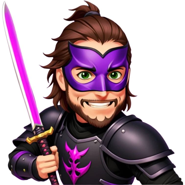 Demon-Horned Warrior emoji