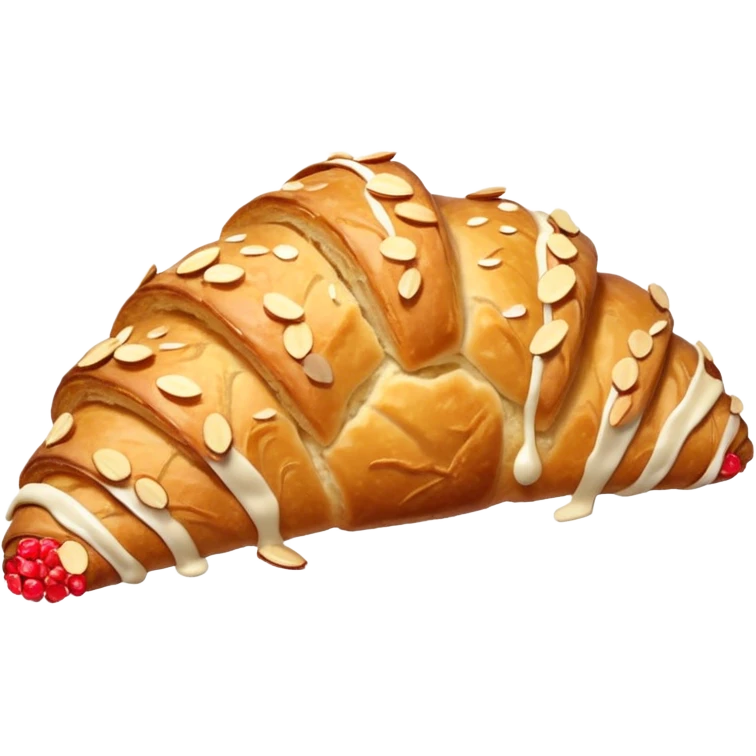 Almond croissant emoji