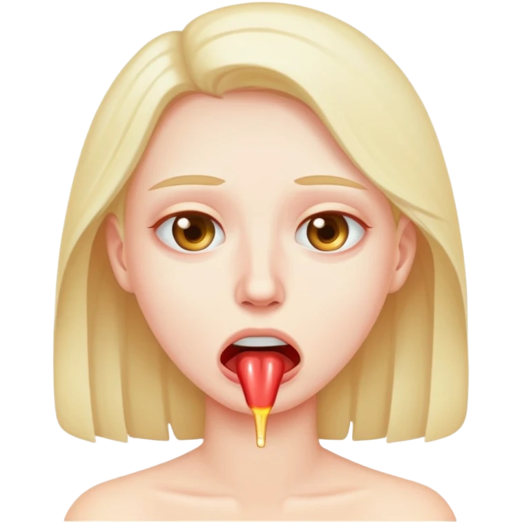personne qui à la gorge sèche emoji