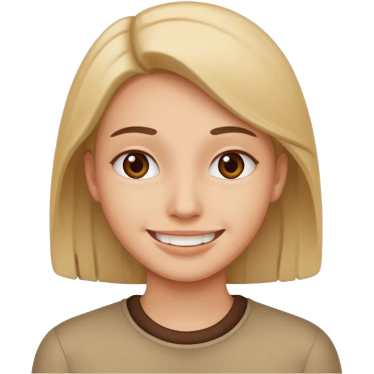 fake smile emoji