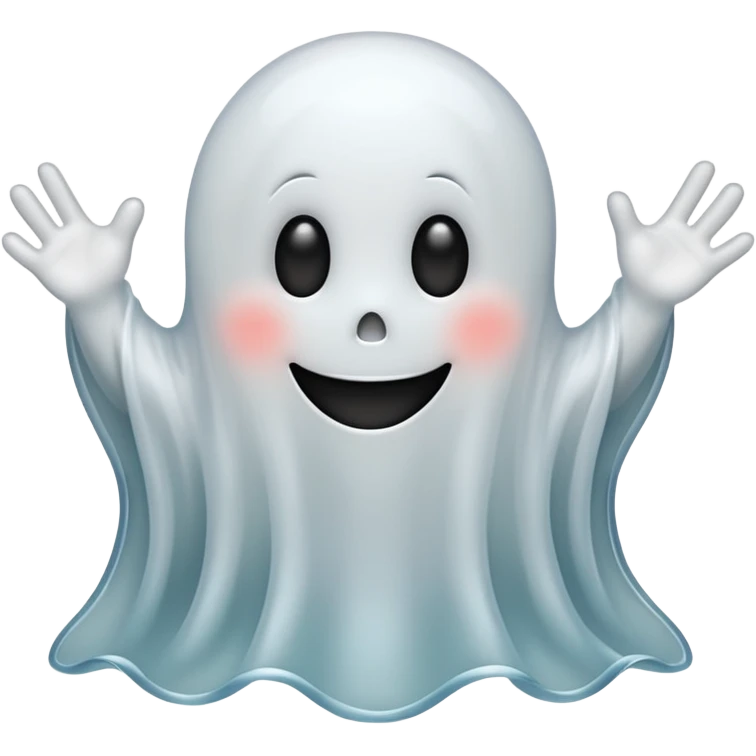 happy ghost emoji