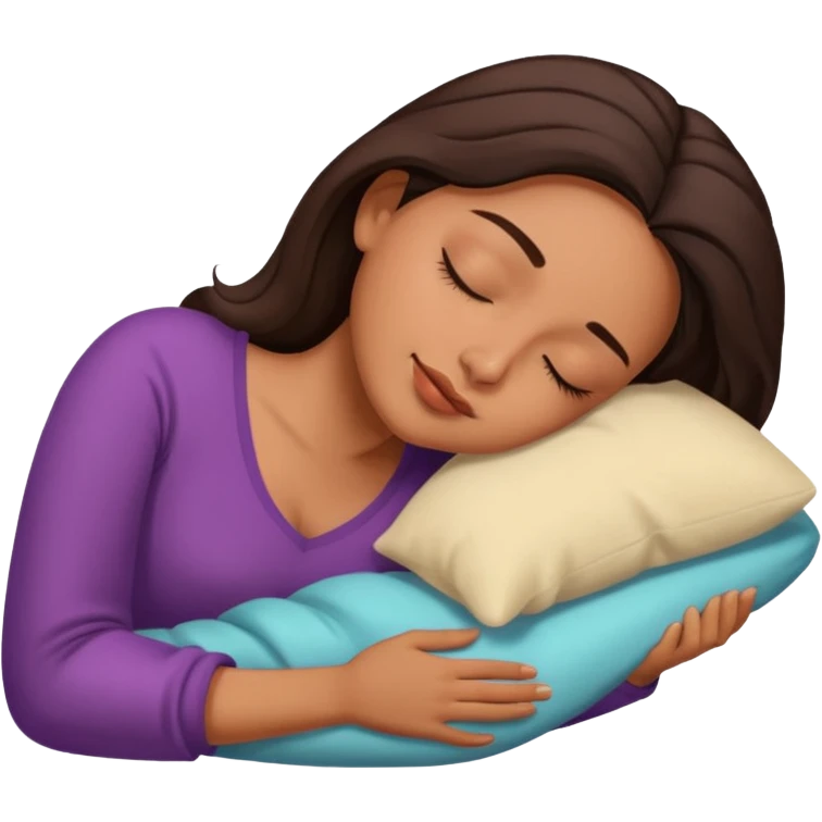 Latina baddie sleeping emoji