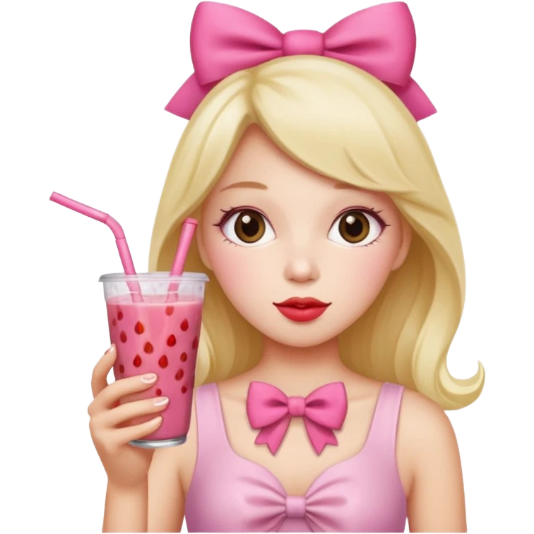 💆🏻‍♀️🧋🍓🎀 emoji