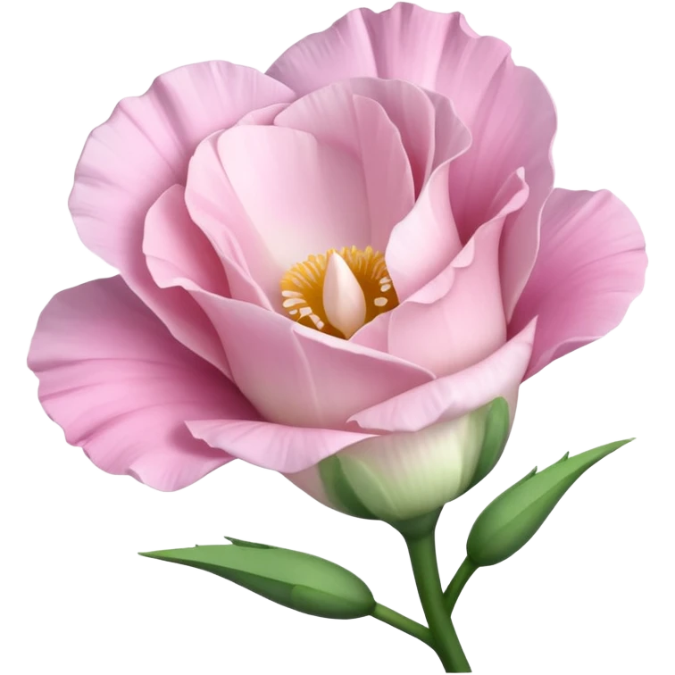 Beautiful light pink flower Eustoma emoji