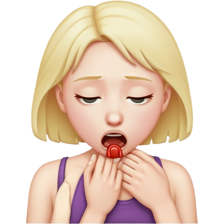 Choking yourself emoji emoji