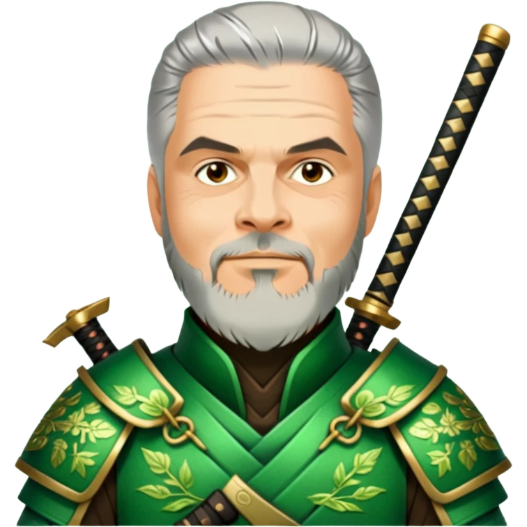 Emerald Samurai emoji