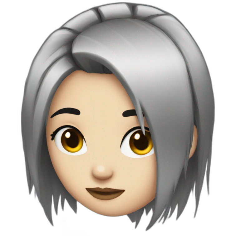 emo girl emoji