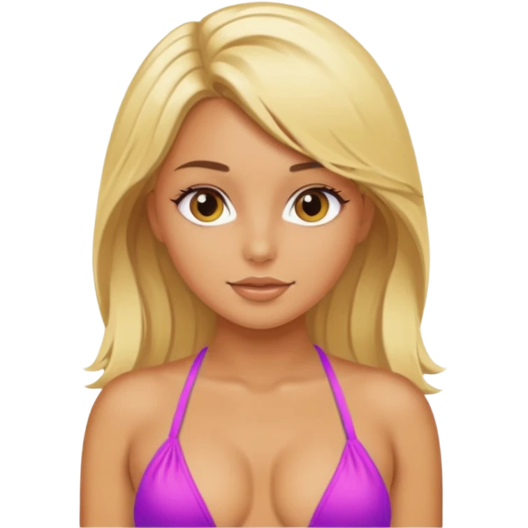  Naugthy girl,sexy bikini emoji