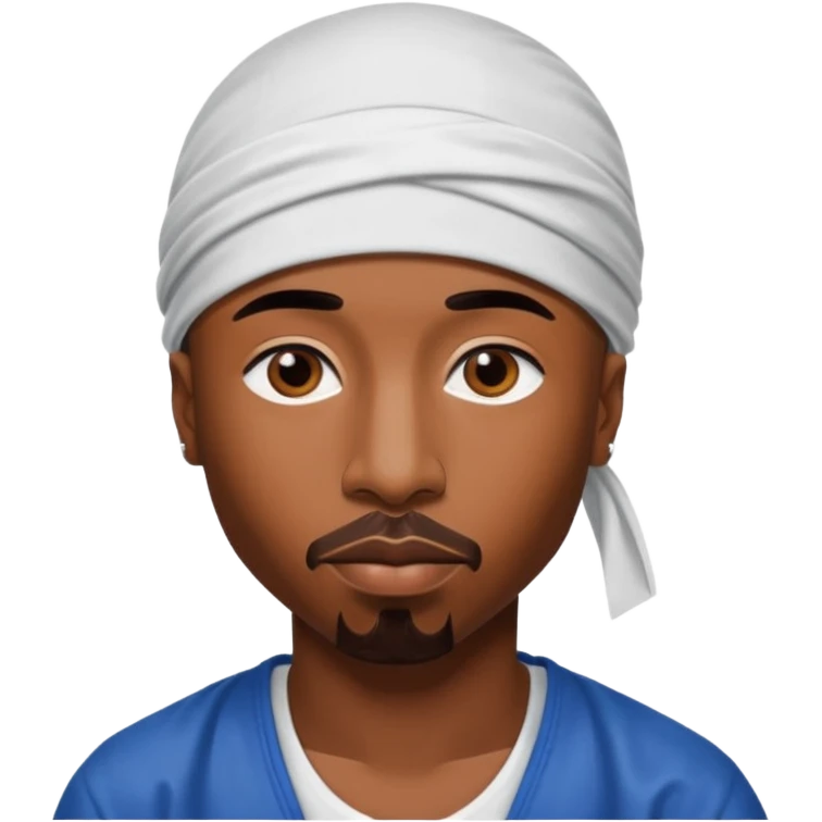 2Pac only face and durage emoji