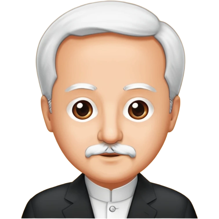Beyaz lale emoji