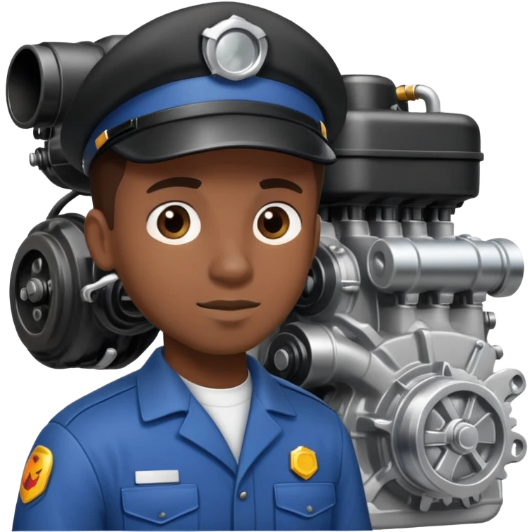 black mechanic emoji