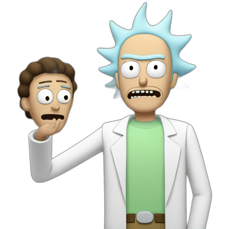 rick and morty emoji