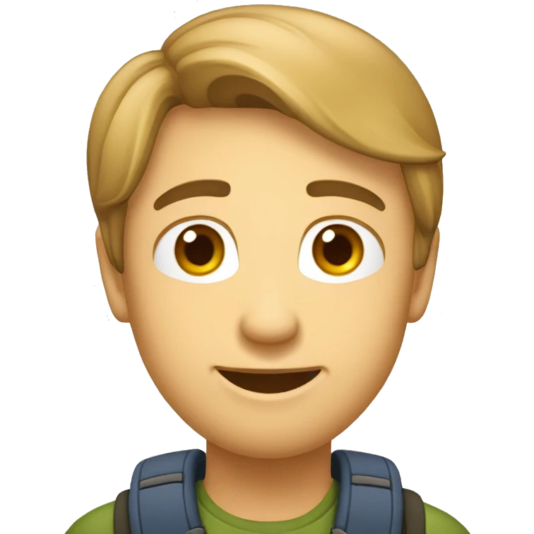 Веселый радостный улыбающийся рыжий кот в стиле детской иллюстрации  emoji