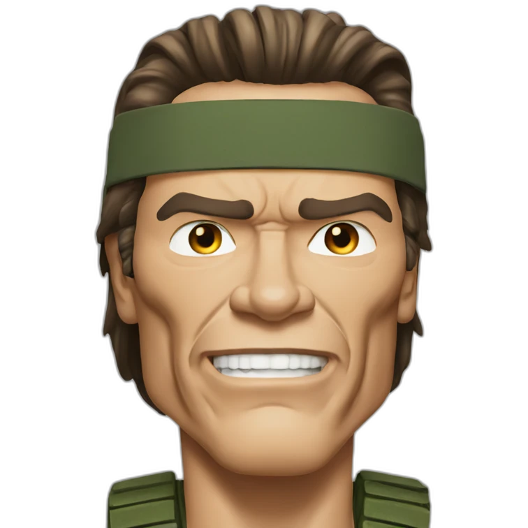 Arnold Schwarzenegger predator  emoji