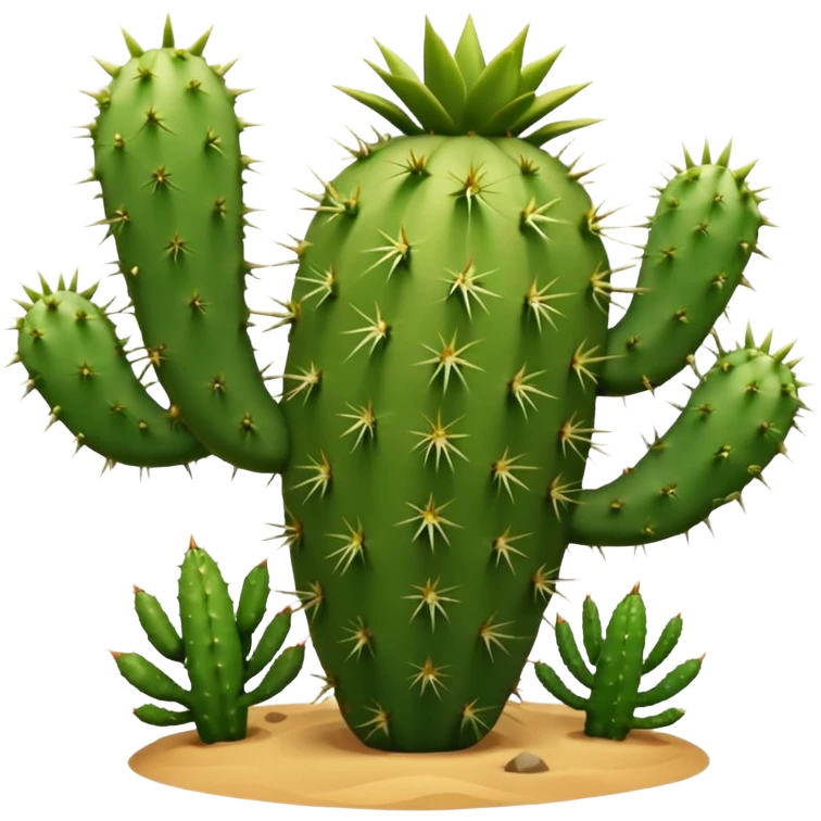 Dancing cactus emoji