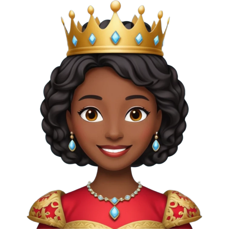 black queen emoji