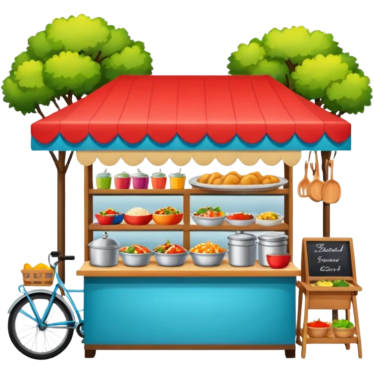 food stall emoji