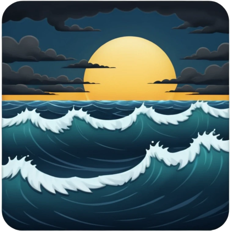 black sea emoji