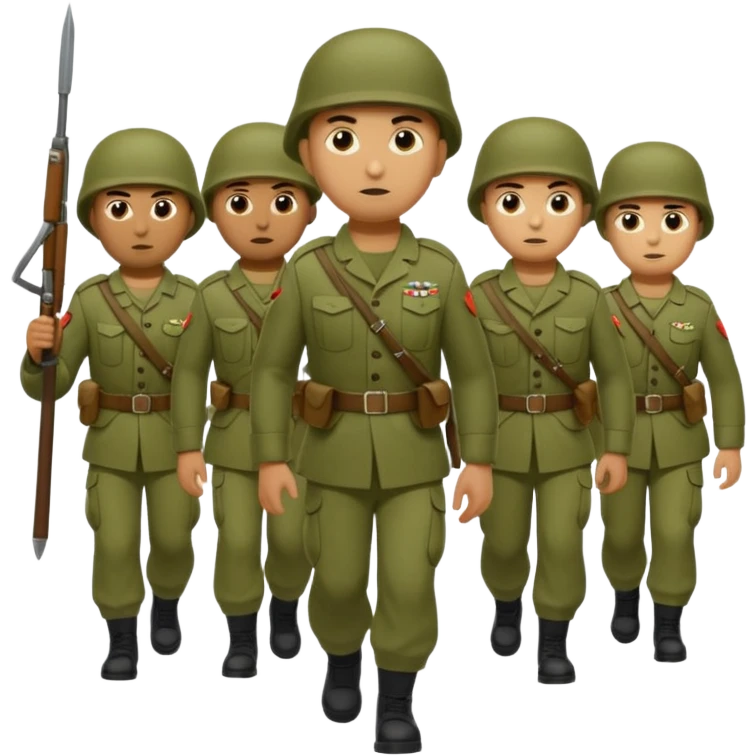 march out  emoji