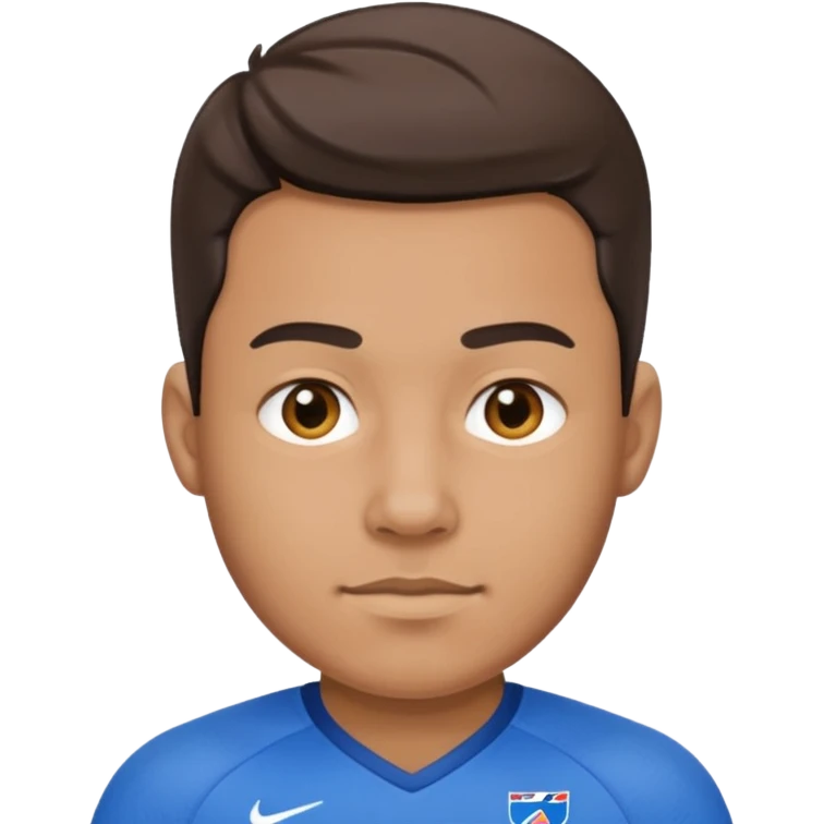 man with blue jersey emoji