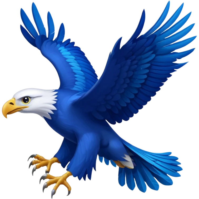 Blue eagle emoji