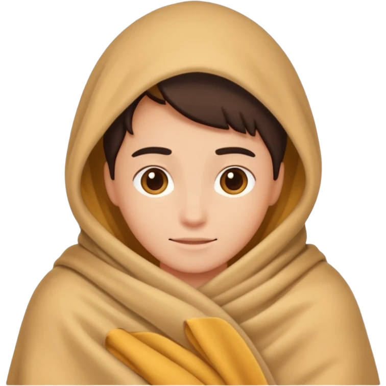 Someone under the blanket emoji