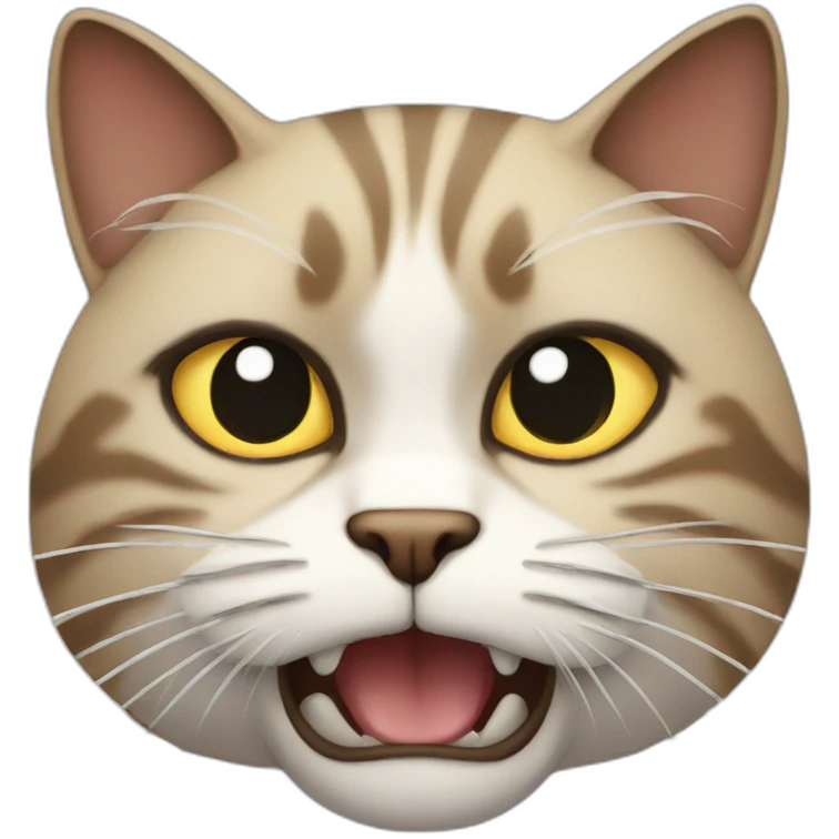 Angry cat emoji