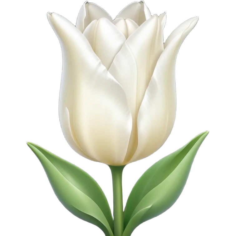 White tulip emoji
