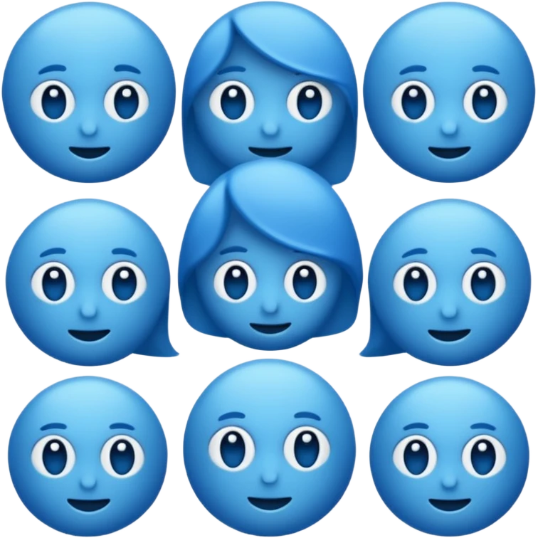 14 number in blue color emoji