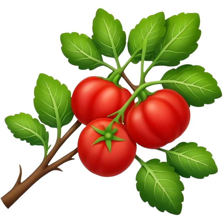 vegetables on a tree branch emoji