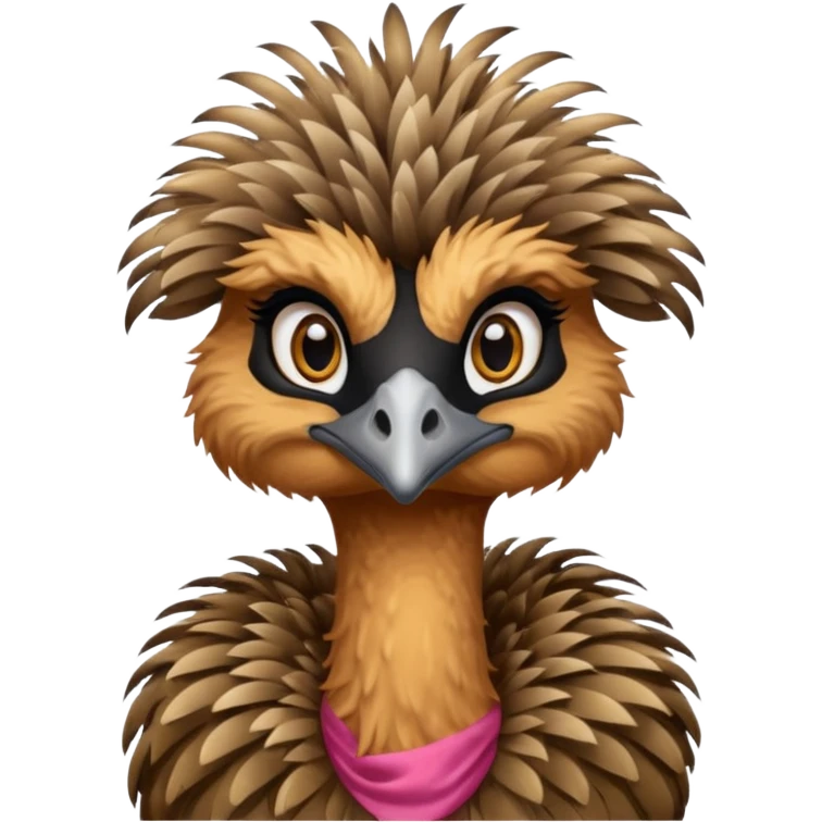 Female Emu emoji