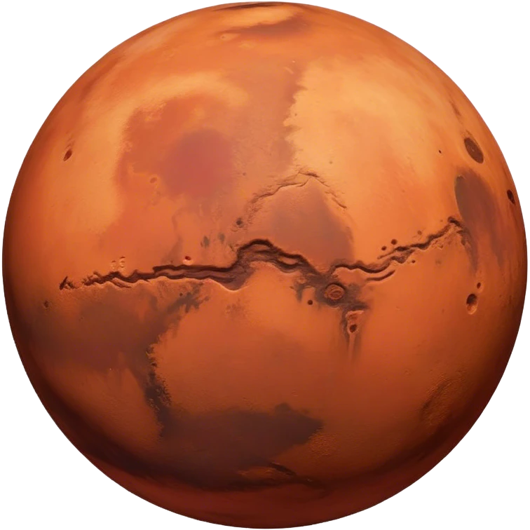 Planet Mars emoji