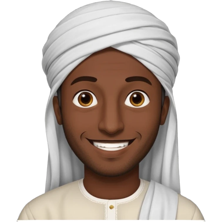 Arabic man says asalmau aliukum emoji
