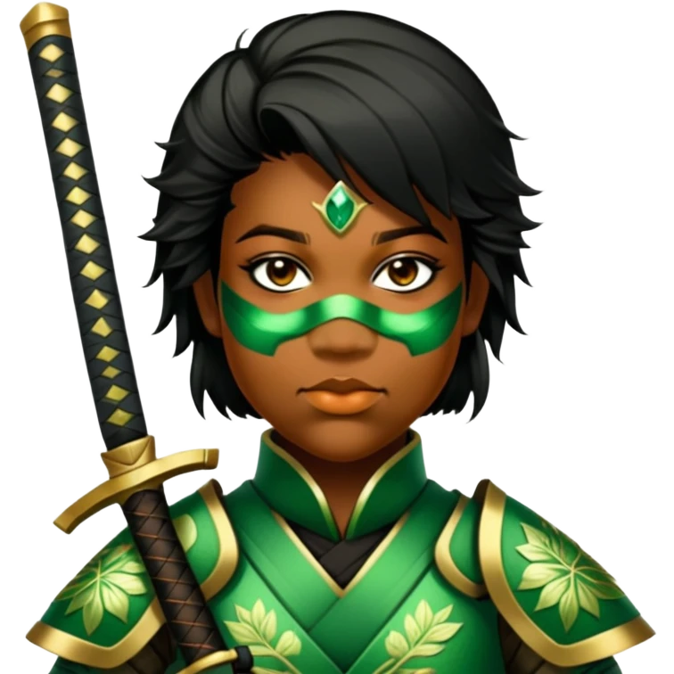 Emerald Samurai emoji